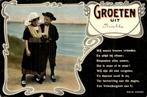 Groeten uit Brielle ansichtkaart, Verzamelen, Ansichtkaarten | Nederland, Ophalen of Verzenden, Voor 1920, Gelopen, Zuid-Holland