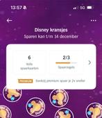 6 volle spaarkaarten voor disney kransjes, Albert Heijn, Verzenden