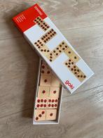 Goki houten domino lieveheersbeestjes, Drie of vier spelers, Ophalen of Verzenden, Zo goed als nieuw, Goki