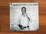LP/ vinyl Leonard Cohen Live Songs (origineel), 1960 tot 1980, Gebruikt, Ophalen of Verzenden, 12 inch