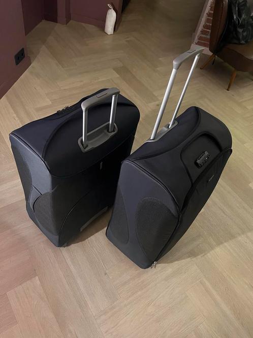 Samsonite Reiskoffers - Set van 2, Sieraden, Tassen en Uiterlijk, Koffers, Zo goed als nieuw, Zacht kunststof, 50 tot 60 cm, 35 tot 45 cm