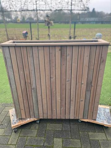 Plantenbak, roomdivider, hardhouten plantenbak. Nieuw  beschikbaar voor biedingen