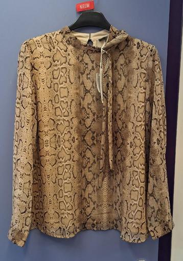 Esprit nieuwe snakeprint bruine top / blouse maat 40 48373 beschikbaar voor biedingen