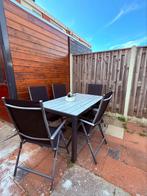 Garden furniture set - table plus 6 chairs., Ophalen, Zo goed als nieuw