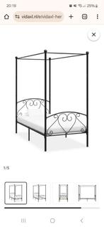 Bed (hemelbed), Huis en Inrichting, Slaapkamer | Bedden, Ophalen, Gebruikt, 90 cm, Eenpersoons