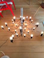 Flos kroonluchter chroom 30 lampen, Ophalen, Gebruikt, Metaal