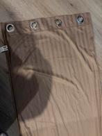 Bruin beige gordijnen (3 stuks) - 140x260 cm, Huis en Inrichting, Stoffering | Gordijnen en Lamellen, Ophalen of Verzenden, Zo goed als nieuw