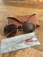 Ray ban zonnebril uniseks inclusief etui zgan !!, Ophalen of Verzenden, Zo goed als nieuw, Bruin, Overige merken
