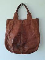Vintage AGL Attilio Giusti Leombruni Leren Tas, Ophalen of Verzenden, Gebruikt, Bruin, Handtas