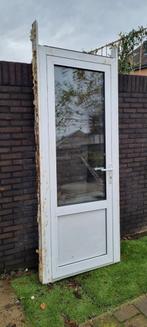 Aluminium buitendeur met kozijn en een draaikiepraam kozijn, Doe-het-zelf en Verbouw, Kozijnen en Schuifpuien, Gebruikt, Deurkozijn