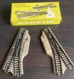 Marklin vintage wissels (2) in doos., Hobby en Vrije tijd, Modeltreinen | H0, Wisselstroom, Gebruikt, Rails, Ophalen of Verzenden