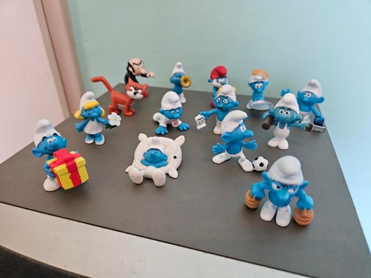 Smurfen set AH 2008, Verzamelen, Smurfen, Zo goed als nieuw, Poppetje, Figuurtje of Knuffel, Verschillende Smurfen, Ophalen of Verzenden
