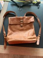 Luxe Hausfelder leren rugtas laptop past er al snel in, Ophalen of Verzenden, Zo goed als nieuw, 25 tot 40 cm