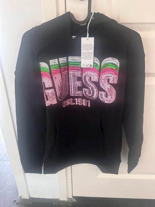 Zwarte hoodie van Guess – Maat 164 – Nieuw met etiket, Kinderen en Baby's, Kinderkleding | Maat 164, Nieuw, Trui of Vest, Ophalen of Verzenden
