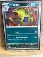 Tyranitar 135/193 - Pokémonkaart, Ophalen of Verzenden, Zo goed als nieuw, Losse kaart