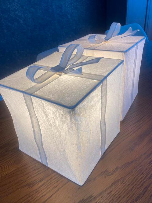 Sarah Fager IKEA rijstpapier lampen giftbox cadeau, Huis en Inrichting, Lampen | Tafellampen, Zo goed als nieuw, Minder dan 50 cm