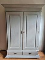 Lichtgrijze kast met krijtverf en wax behandeld, Huis en Inrichting, Ophalen, Gebruikt