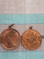 Koningin Wilhelmina medailles 1923 25 jarig regeringsjubileu, Ophalen of Verzenden, Zilver