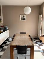 Mooie robuuste houten tafel, 50 tot 100 cm, 150 tot 200 cm, Gebruikt, Rechthoekig