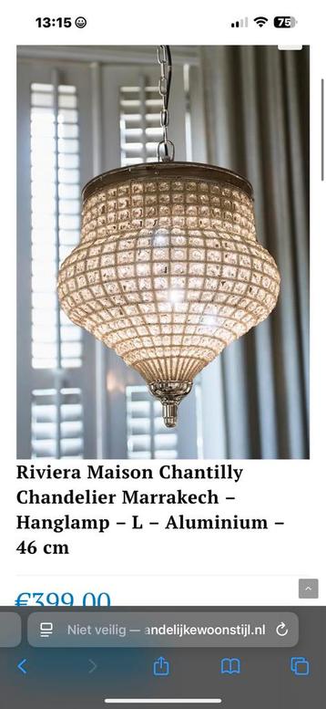 Riviera Maison Chantilly Hanglamp beschikbaar voor biedingen