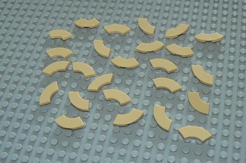 L632 Tegels gebogen 2x2 beige 25 st., Kinderen en Baby's, Speelgoed | Duplo en Lego, Nieuw, Lego, Losse stenen, Ophalen of Verzenden