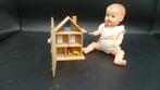 Miniatuur houten poppenhuisje, Kinderen en Baby's, Speelgoed | Poppenhuizen, Poppenhuis, Ophalen of Verzenden, Zo goed als nieuw
