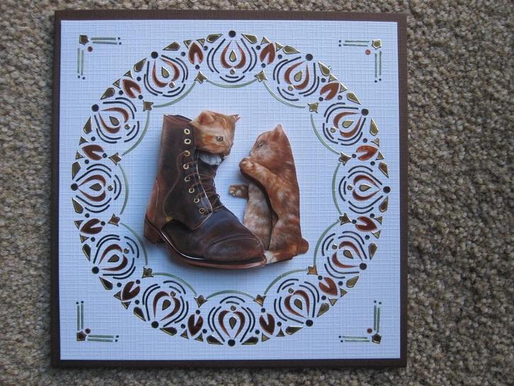 Originele honden en poezen kaarten (3D), Hobby en Vrije tijd, Kaarten | Zelfgemaakt, Nieuw, Dieren, Ophalen