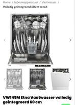 ETNA VW149M Vaatwasser - 60cm Inbouw, Witgoed en Apparatuur, Vaatwasmachines, Gebruikt, Minder dan 85 cm, Ophalen of Verzenden