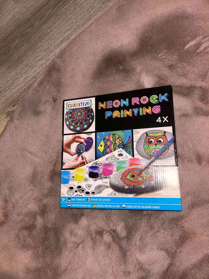 Neon Verf voor Steen - Knutselplezier!, Hobby en Vrije tijd, Knutselen, Nieuw, Materiaal, Ophalen of Verzenden