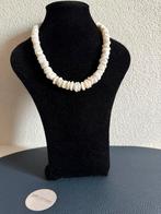 Q176/Vintage Prachtig Witte AGAAT ketting, Gebruikt, Verzenden, Wit, X