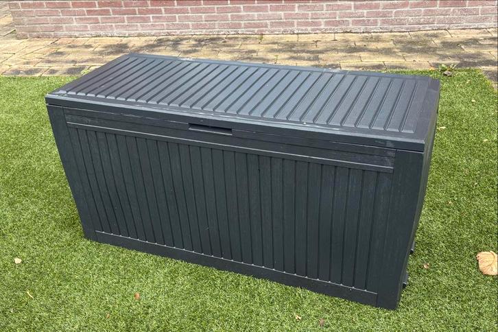 Nieuwe Keter kussenbox 270L - Te klein gekocht!, Tuin en Terras, Bergingen en Tuinkasten, Nieuw, Overige typen, Kunststof, Ophalen