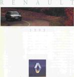 Renault 1993 modellenoverzicht (jan. 1993), Ophalen of Verzenden, Nieuw, Renault