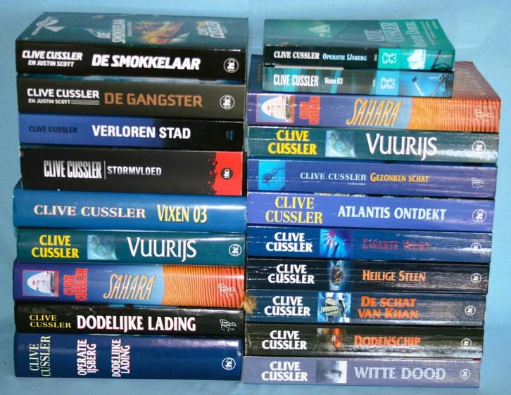 Clive Cussler Boeken - Los te koop, Boeken, Overige Boeken, Zo goed als nieuw, Ophalen of Verzenden