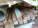 houten balken vuren, gebruikt, plm 1 en 2 mtr -44x69mm, Ophalen, Gebruikt, Palen