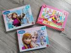 3 Disney puzzels van 50 stuks Frozen en Minnie Mouse, Kinderen en Baby's, Speelgoed | Kinderpuzzels, 10 tot 50 stukjes, 4 tot 6 jaar