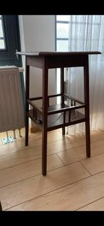 Antiek eikenhout Plantentafeltje, Huis en Inrichting, Woonaccessoires | Zuilen en Pilaren, Ophalen of Verzenden, Gebruikt