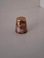 Prachtige Vintage Cloisonné Vingerhoed – Emaille met Vogel, Verzamelen, Vingerhoedjes, Ophalen of Verzenden, Zo goed als nieuw