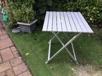 Te koop aluminium opklapbare camping tafel, Caravans en Kamperen, Ophalen, Zo goed als nieuw, Campingtafel