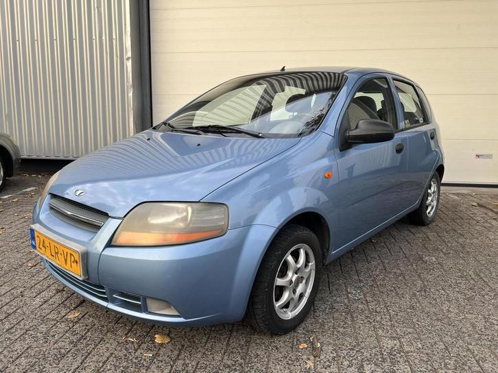 Daewoo Kalos 1.4 Style Airco - APK tot 12-07-2026, Auto's, Daewoo, Bedrijf, Te koop, Kalos, ABS, Airbags, Airconditioning, Alarm