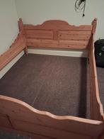 2 persoonsbed 160 x 200 met 2 nachtkastjes grenen, Huis en Inrichting, Slaapkamer | Bedden, Ophalen, Gebruikt, Tweepersoons, 180 cm