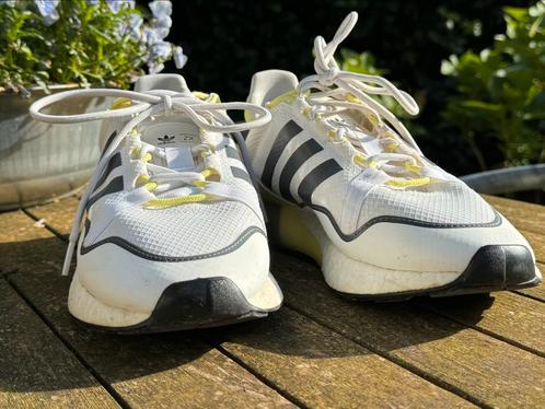 Adidas ZX 2K Pure Boost sneakers, wit, maat 42,5, Kleding | Heren, Schoenen, Zo goed als nieuw, Sneakers of Gympen, Wit, Ophalen of Verzenden