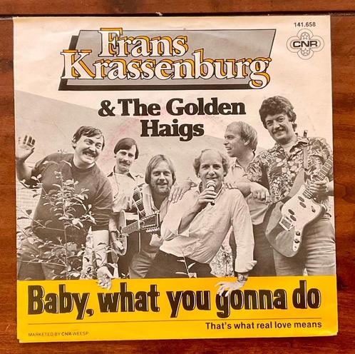 Frans Krassenburg & Golden Haigs - Baby What You Gonna Do, Cd's en Dvd's, Vinyl Singles, Zo goed als nieuw, Single, Rock en Metal