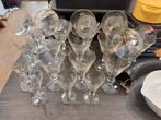 21x puntgaaf geslepen glas div.afmetingen, Verzamelen, Glas en Borrelglaasjes, Ophalen of Verzenden, Zo goed als nieuw, Overige typen