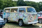 Volkswagen T2a 1968 "Flower Child", Auto's, Achterwielaandrijving, Schuifdeur, Overige kleuren, Handgeschakeld