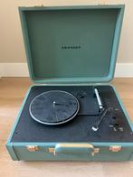 Crosley Portfolio Retro Platenspeler CR6252A-QL - Teal, Ophalen of Verzenden, Zo goed als nieuw, Overige merken
