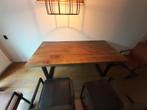 Eettafel 200cm + Stoelen, Huis en Inrichting, Gebruikt, 100 tot 150 cm, 200 cm of meer, Ophalen of Verzenden