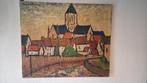 Olieverfschilderij Fons de Schepper - Belgische Kunst, Antiek en Kunst, Kunst | Schilderijen | Klassiek, Ophalen of Verzenden