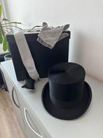 Hoge hoed incl. Stropdas - handschoenen, Kleding | Heren, Hoeden en Petten, Ophalen, Zo goed als nieuw