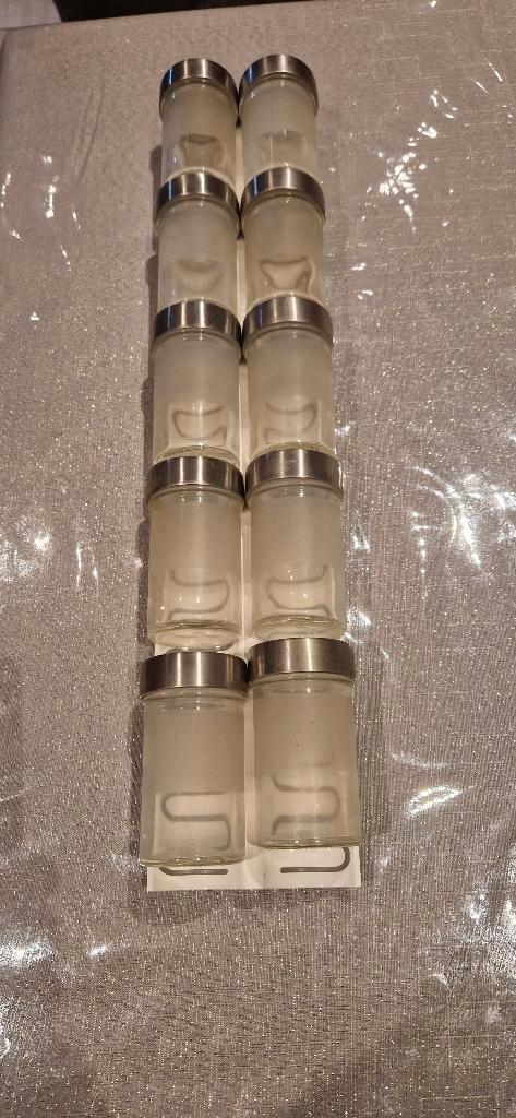 kruiden potjes met rek van Ikea, Huis en Inrichting, Keuken | Keukenbenodigdheden, Zo goed als nieuw, Ophalen