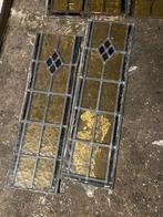Glas-In-Lood 7 stuken partij, Doe-het-zelf en Verbouw, Glas en Ramen, Ophalen of Verzenden, Zo goed als nieuw, Minder dan 80 cm